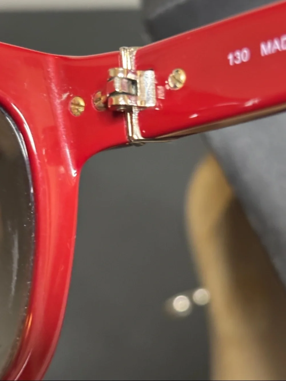 Valentino Studded Red Burgundy Sunglasses 🚨has wear🚨